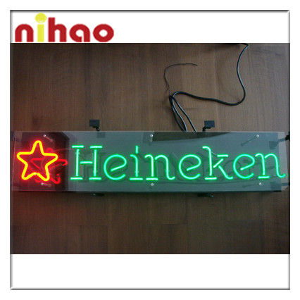 Heineken neon sign